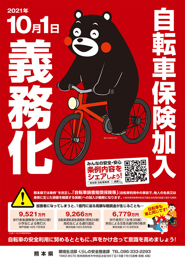 自転車保険の画像