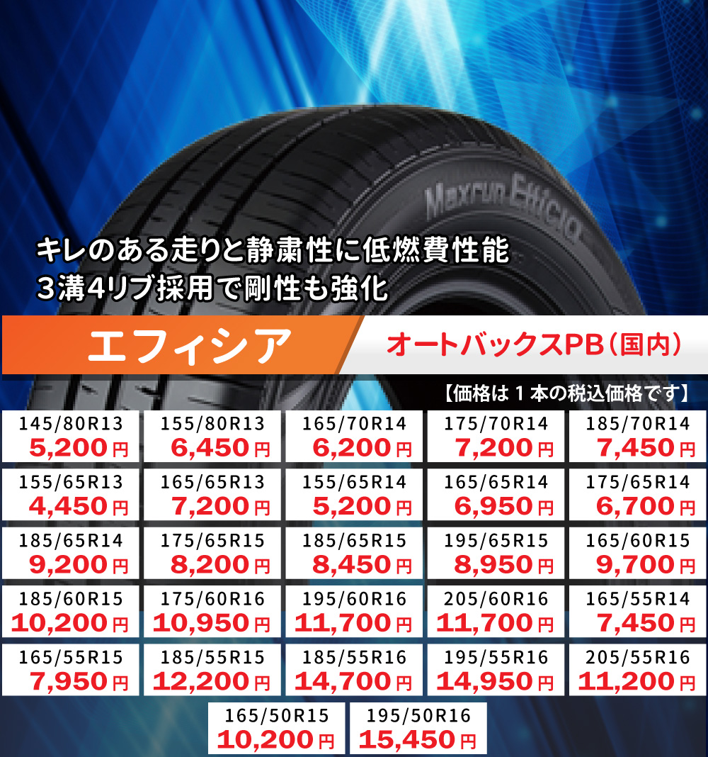 エフィシア(オートバックスPB)